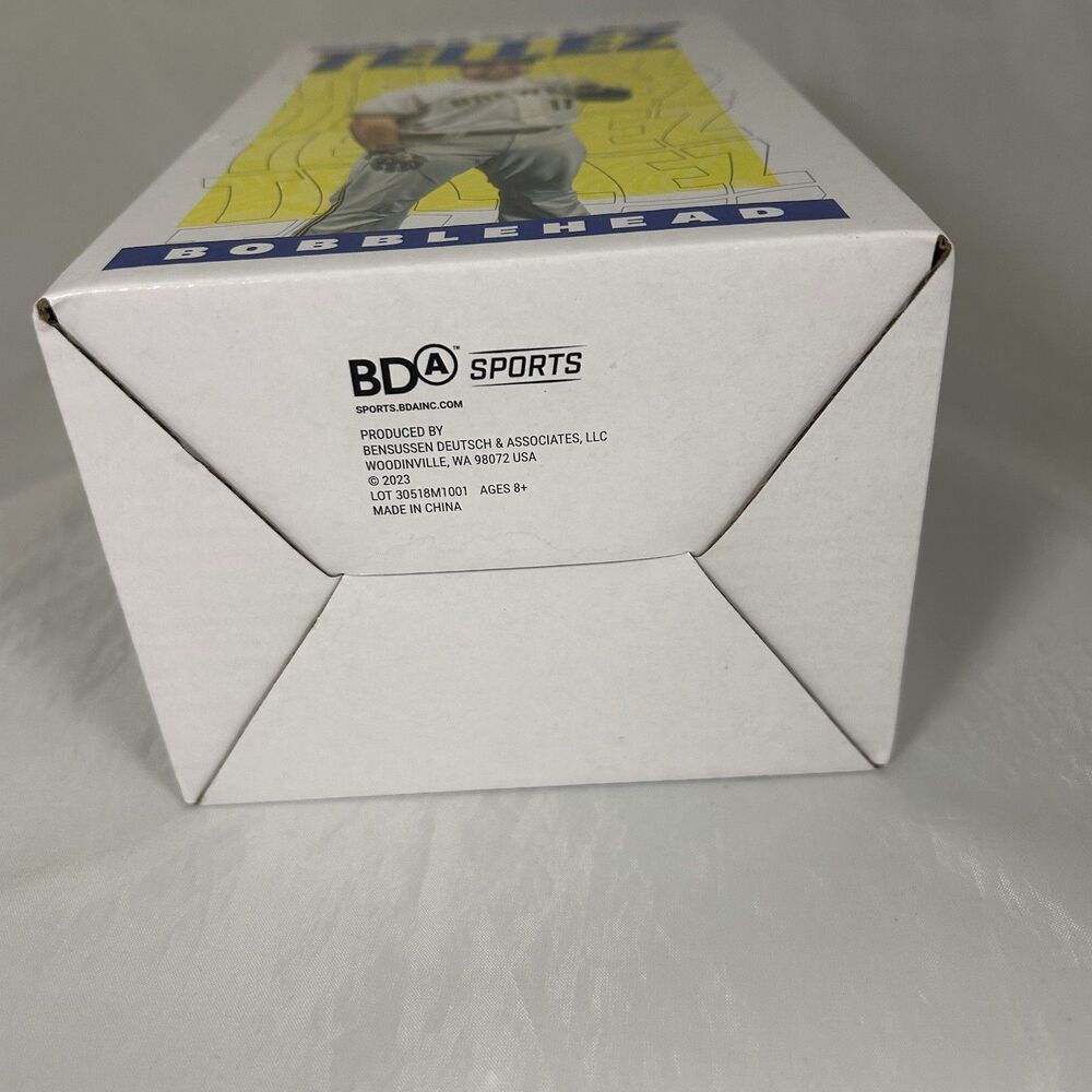 Rowdy Tellez Brewers Bobblehead #11 SGA Stadium Giveaway New Boxed - Picture 7 of 7